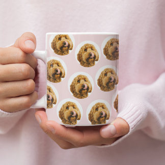 Taza De Café Personalizado Perro Foto Mug | Regalo de cara Masc