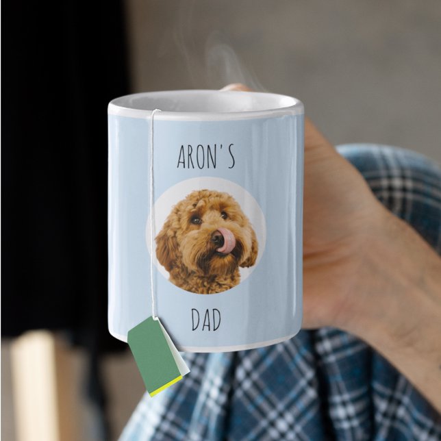 Taza De Café Personalizado Perro Foto Mug | Regalo de papá Masc (Subido por el creador)
