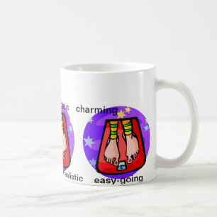 Taza De Café Personalizado personalizable Libra Scales rasgos Z