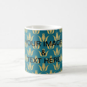 Taza De Café Personalizado personalizado arte abstracto de tu p