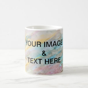 Taza De Café Personalizado personalizado arte abstracto de tu p