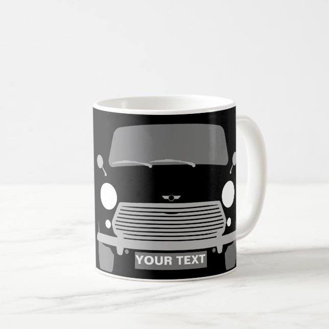 Taza De Café personalizado personalizar mini auto Mug (Anverso derecho)