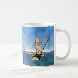 Taza De Café Personalizado Pescador Extraño Día Mug