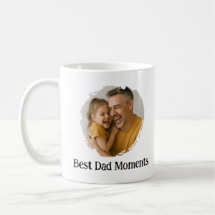 Taza De Café Personalizado Photo Mug - Momentos de mejor papá
