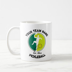 Taza De Café Personalizado Pickleball Club Team Player Pickler