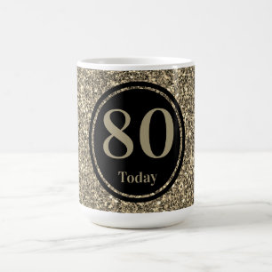 Taza De Café Personalizado por año especial de cumpleaños 80
