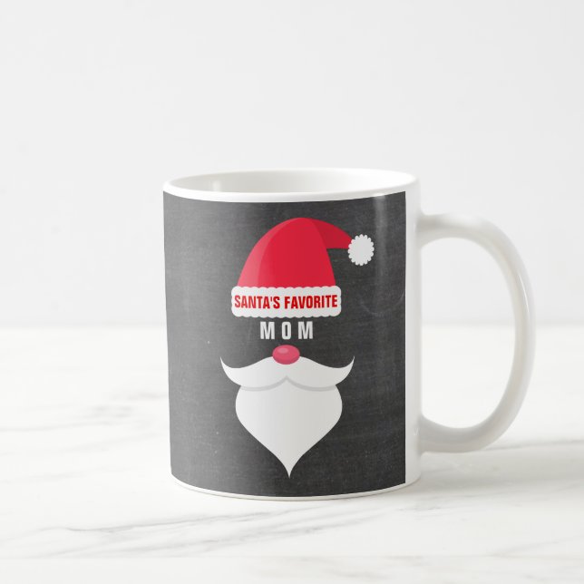 Taza De Café Personalizado preferido de la mamá de Santa (Derecha)
