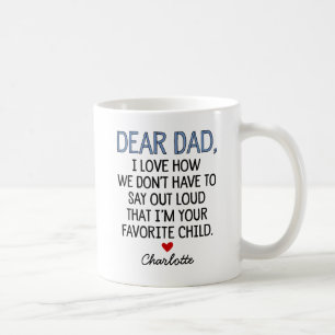 Taza De Café Personalizado querido papá