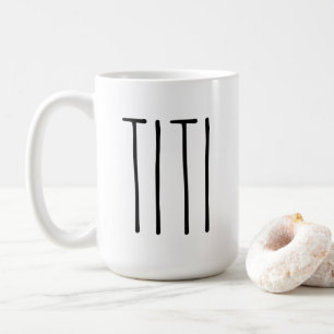 Taza De Café Personalizado RAE DUNN TITI Coffee Mug
