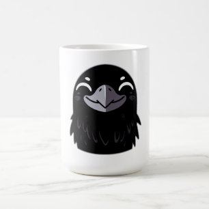 Taza De Café Personalizado Raven - Sonriente