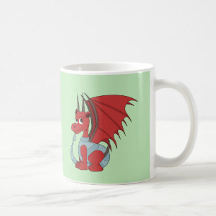 Taza De Café Personalizado Red Dragon
