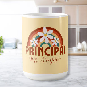 Taza De Café Personalizado Retro Principal Mug con nombre