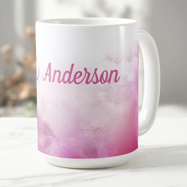 Taza De Café Personalizado rosa (Subido por el creador)