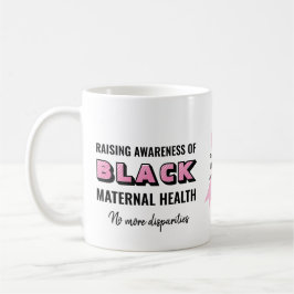 Taza De Café Personalizado Salud Materna Negra