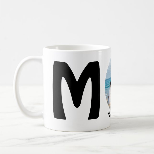 Taza De Café Personalizado simple y moderno regalo del Día de l (Izquierda)