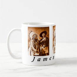 Taza De Café Personalizado Sitting Bull Buffalo Bill Wild West