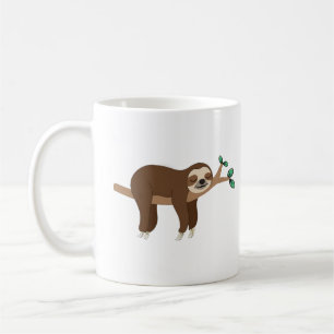 Taza De Café Personalizado Sloth Memes divertidos Chistes Sloth