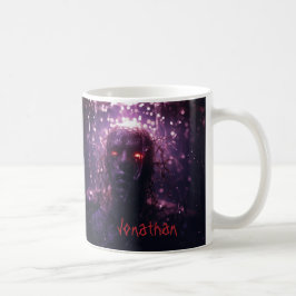 Taza De Café Personalizado Sombrío Zombie Horror Purple Hallowe