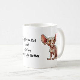 Taza De Café Personalizado Sphynx Cat