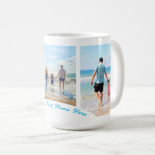 Taza De Café Personalizado Su Collage de fotos Mug con nombre d