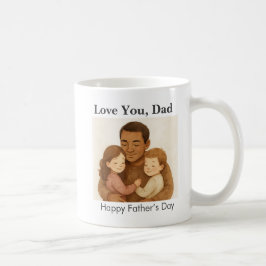 Taza De Café Personalizado te ama, papá - Mug del Día del Padre