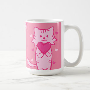 Taza De Café Personalizado Te Amo Carta Día de San Valentín Mug