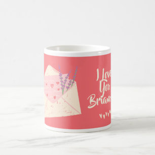 Taza De Café Personalizado Te Amo Día de San Valentín Mug