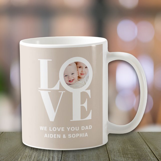 Taza De Café Personalizado te queremos papá foto Día del Padre (Subido por el creador)