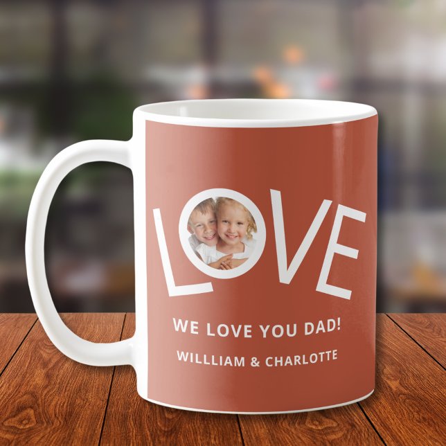 Taza De Café Personalizado Te queremos papá Foto Rust (Subido por el creador)