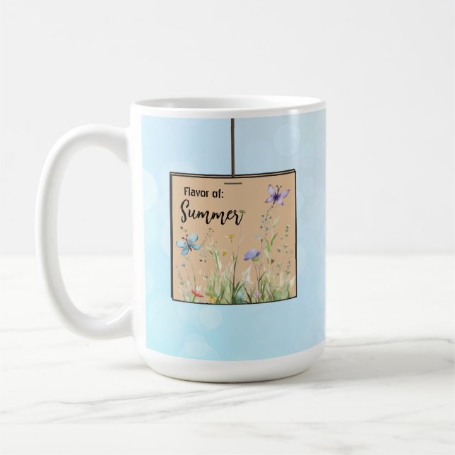 Taza De Café Personalizado Tea Bag Flavor Mug (Izquierda)