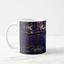 Taza De Café Personalizado Texto/ Caer Espeluznante Creepy Spid