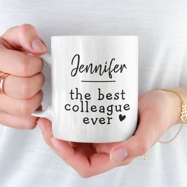 Taza De Café Personalizado Texto Trabajo Bestie Compañero de tr (Subido por el creador)