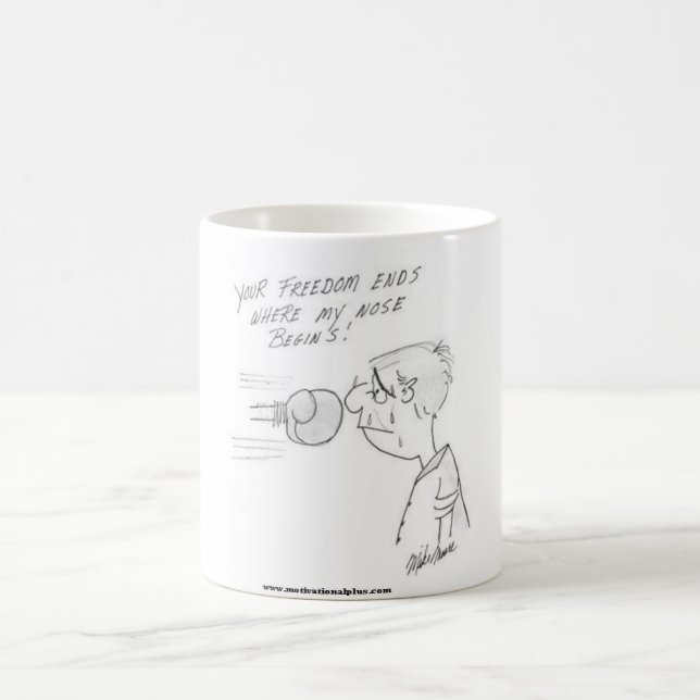 Taza De Café Personalizado: Tratando con personas difíciles (Centro)