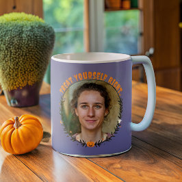 Taza De Café Personalizado "Trate a ti mismo con razón" morado