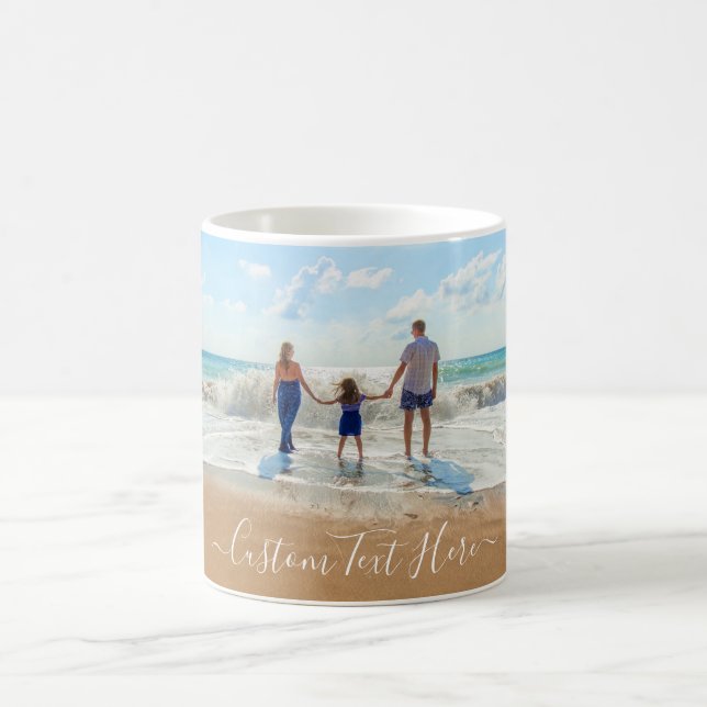 Taza De Café Personalizado Tu regalo de café fotográfico Mug co (Centro)