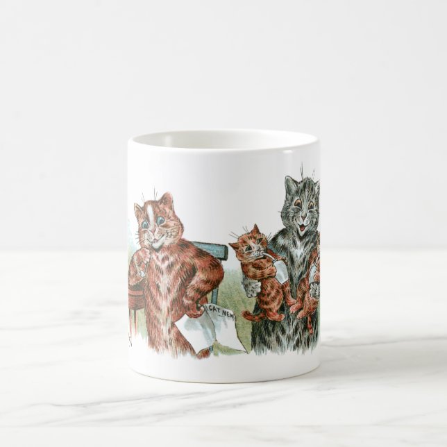 Taza De Café Personalizado Twin Kittens (Centro)