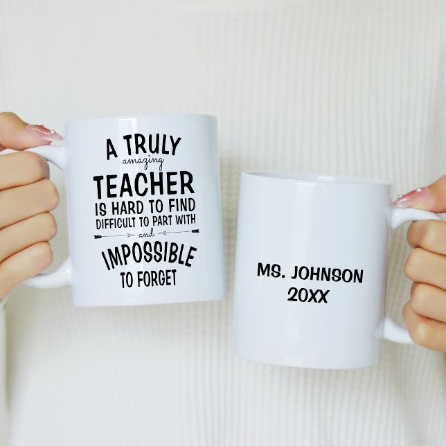 Taza De Café Personalizado Un maestro realmente asombroso (Subido por el creador)