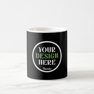 Taza De Café personalizado, único, elegante y minimalista hersh