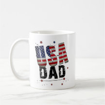 Personalizado USA Dad