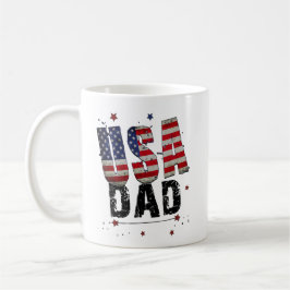 Taza De Café Personalizado USA Dad