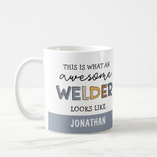 Taza De Café Personalizado Welder divertidos regalos increíbles