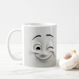 Taza De Café Personalizado Winking Face 3D Mug 13