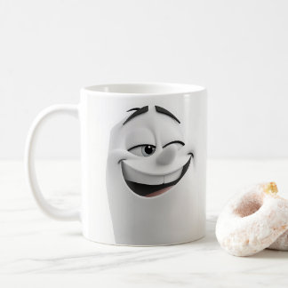 Taza De Café Personalizado Winking Face 3D Mug 2