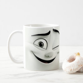Taza De Café Personalizado Winking Face 3D Mug 9