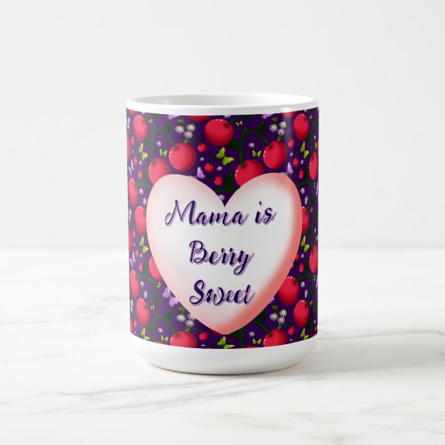 Taza De Café Personalizado y hecho a medida Mariposa Cereza Lin (Centro)