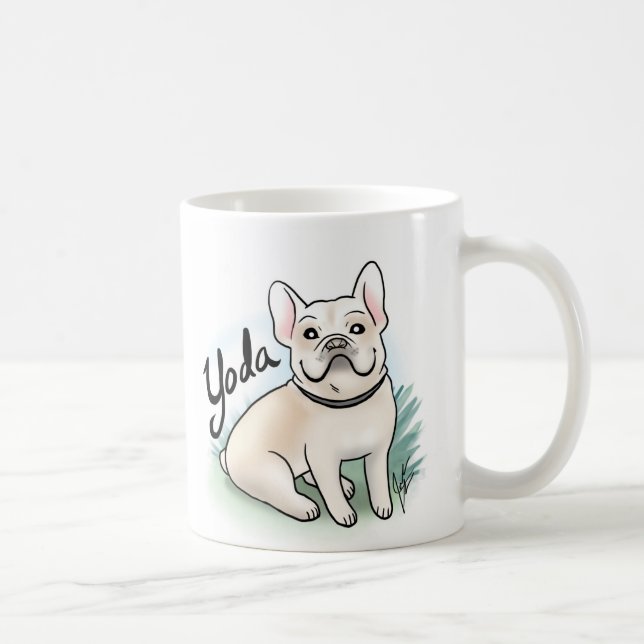 Taza De Café Personalizado "Yoda" Mug (Derecha)