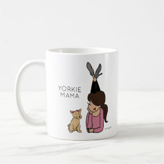Taza De Café Personalizado Yorkie Mama Coffee Mug