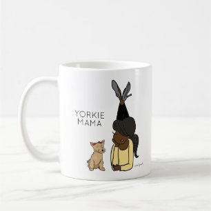 Taza De Café Personalizado Yorkie Mama Coffee Mug