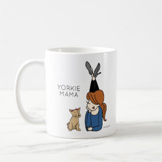 Taza De Café Personalizado Yorkie Mama Coffee Mug
