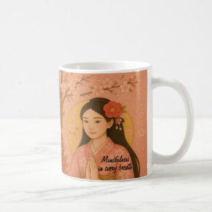 Taza De Café Personalizado Zen Arte de Meditación Mentalidad Yo